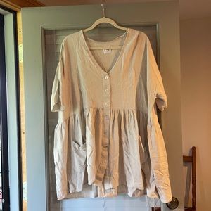 Princess Polly dress in oatmeal